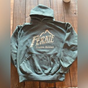 Fernie, British Columbia - Vintage Alpine Resort hoodie